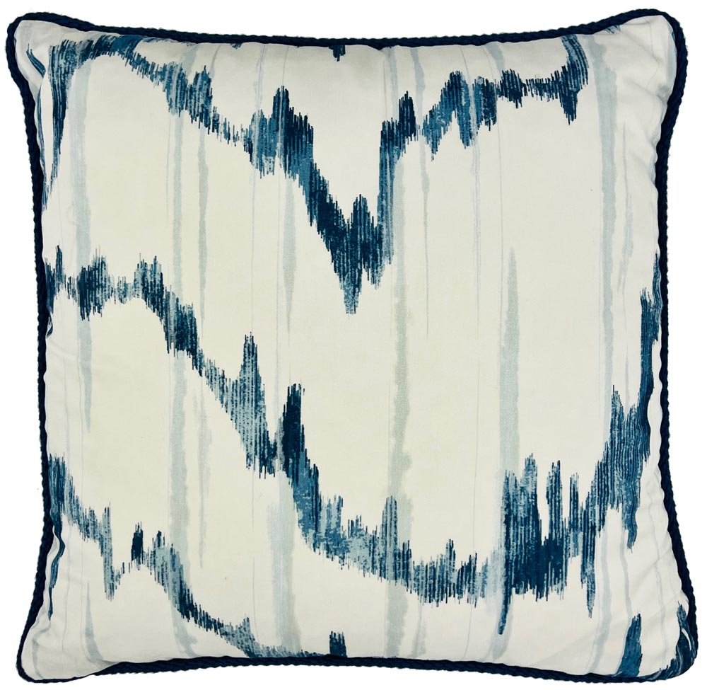 Navy 2024 ikat pillow