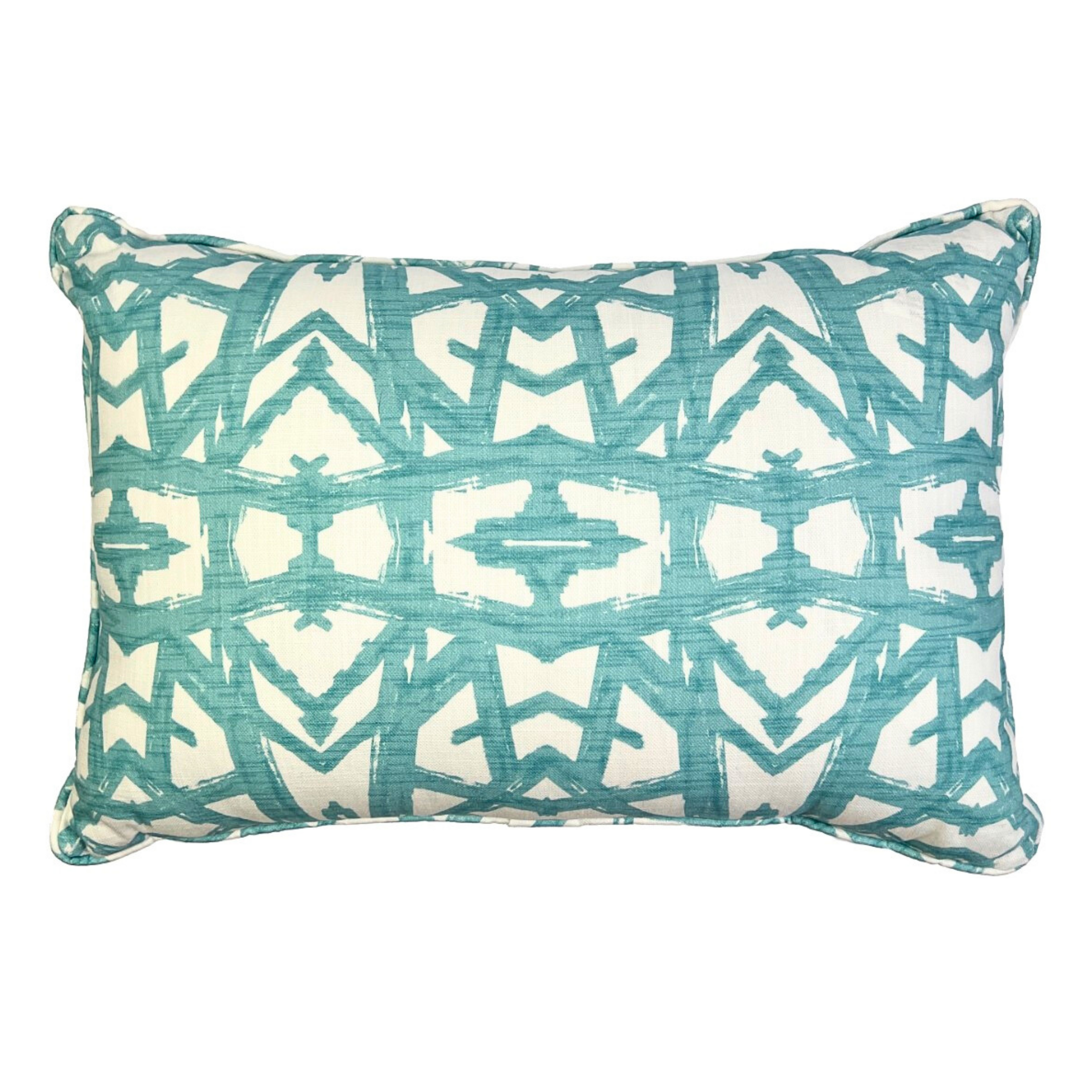 Zambia Pillow | Aqua